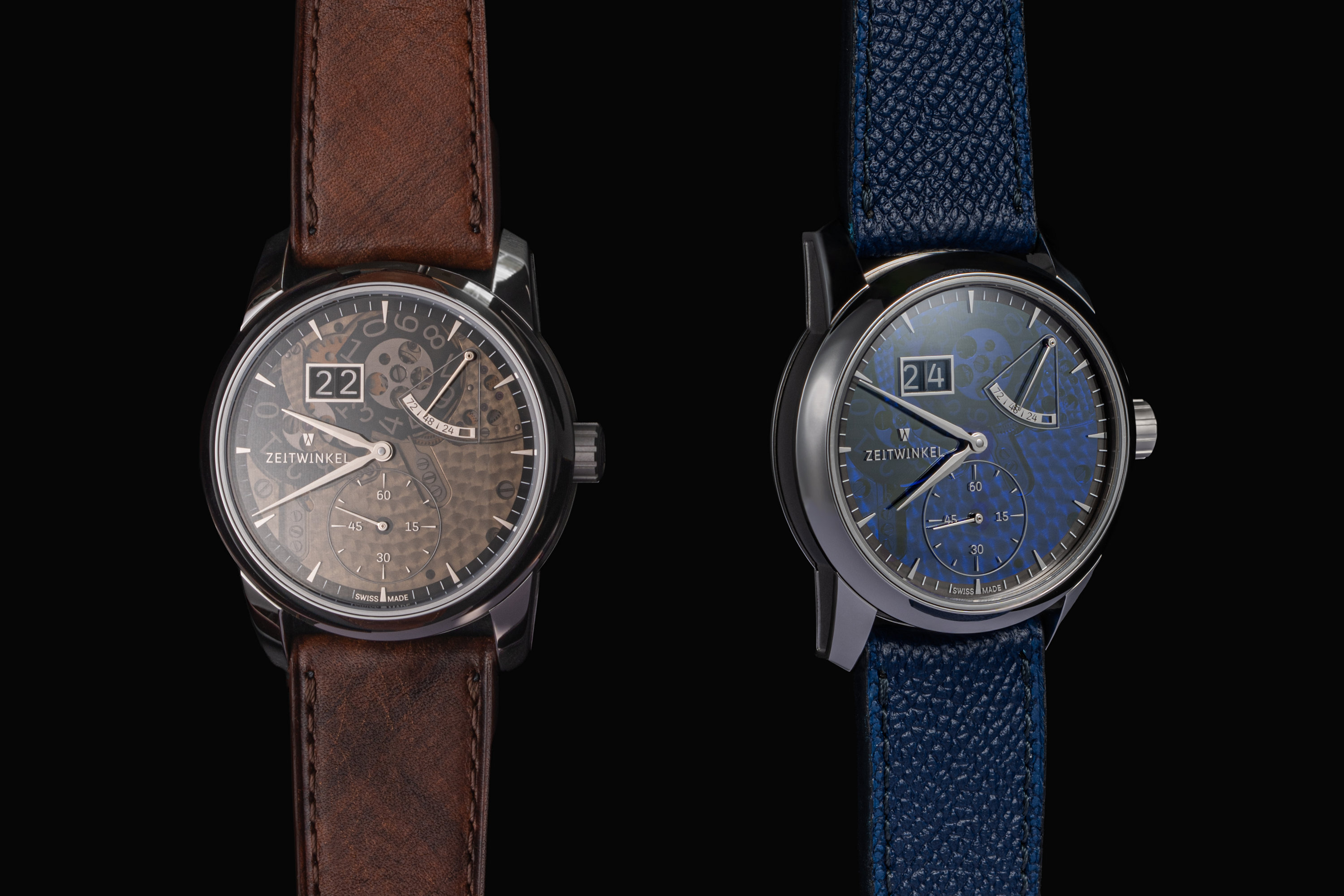 Zeitwinkel 39.7mm manufacture watch 173° Saphir - Zeitwinkel EN